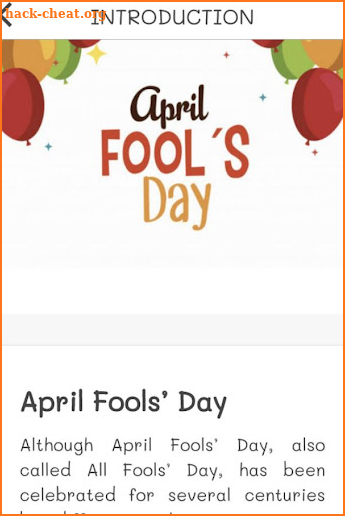 April Fool’s eCards screenshot