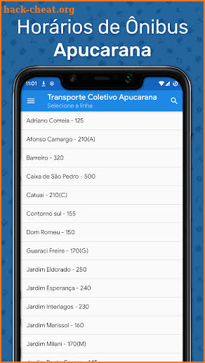 Apucarana - Horario dos Ônibus screenshot