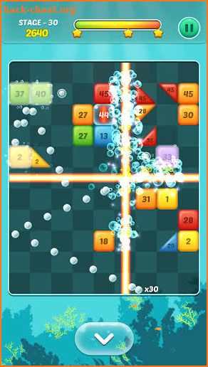 Aqua Bubble Ball screenshot