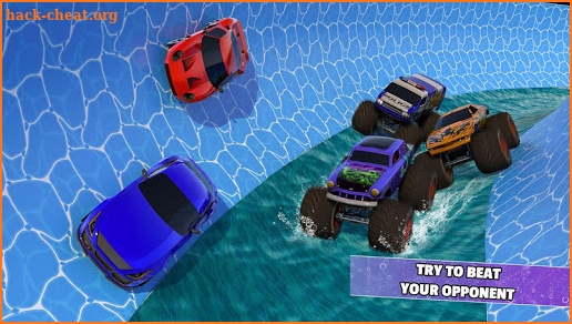 Aqua Cars Uphill Water Slide Rally 3D screenshot