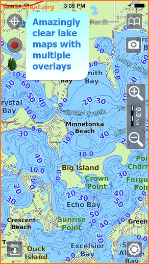 Aqua Map Lakes - Fishing Chart screenshot