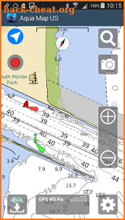 Aqua Map USA Marine GPS screenshot