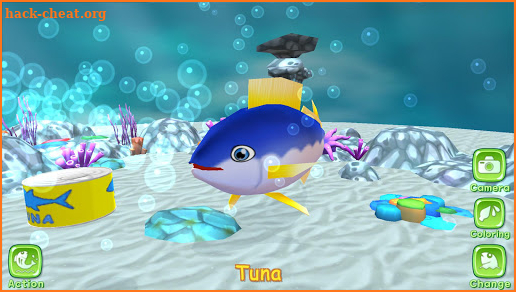 Aquarium coloring screenshot