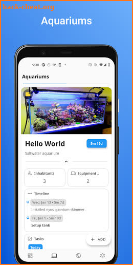 Aquarium Note 2 screenshot