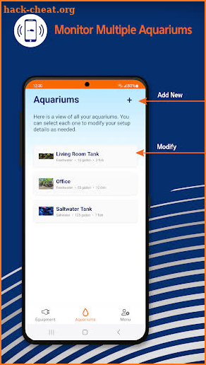 Aqueon BlueIQ Aquarium Manager screenshot