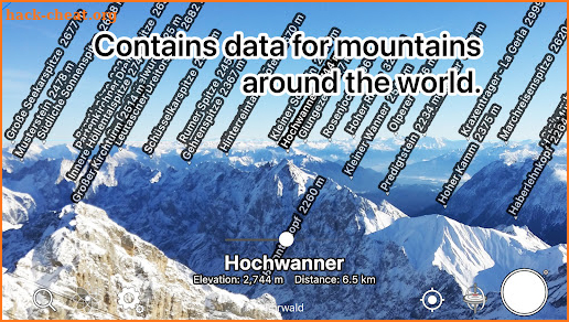 AR AlpineGuide screenshot