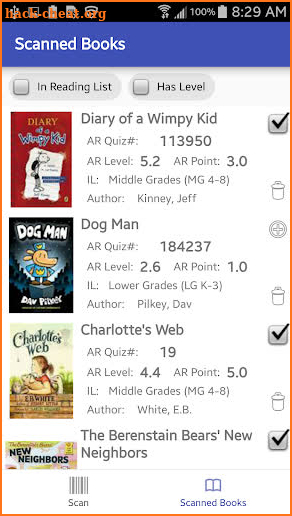 AR level finder for Accelerated Reader screenshot