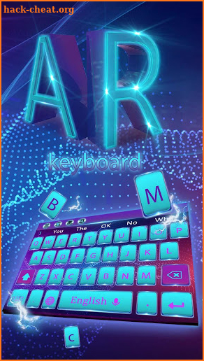 AR smart theme keyboard screenshot