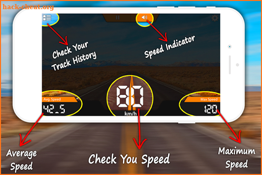 AR Speedometer, Odometer, Route Drive History screenshot