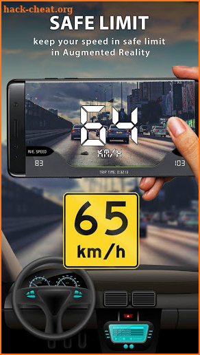 AR Speedometer With Map 2019 Augmented Reality screenshot