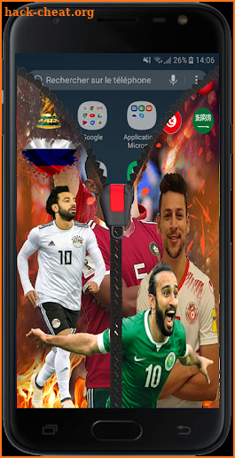 Arab Coupe du monde 2018 Verrouillage d'Écran screenshot