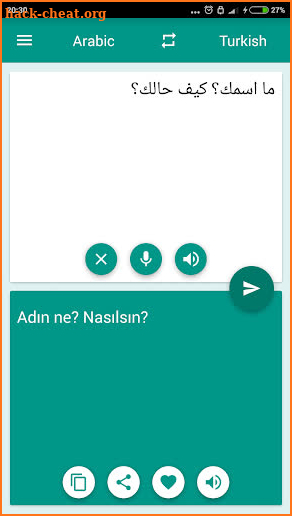 Arabic-Turkish Translator screenshot