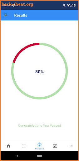 Arabic US Citizenship Test screenshot