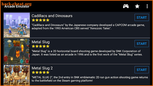 Arcade Emulator Games screenshot