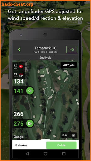 Arccos Caddie AI Golf Platform screenshot