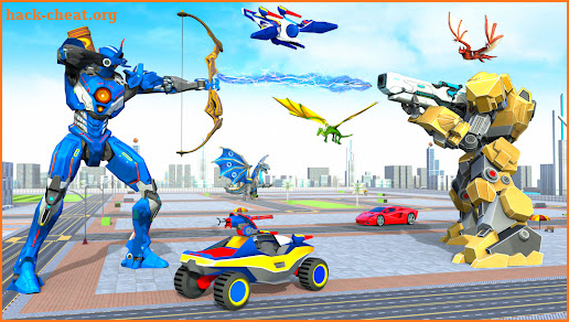 Archery king, Fly Bus Robot 3d screenshot