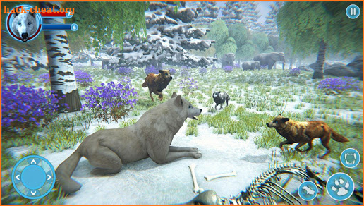 Arctic Wolf Family Simulator: Wildlife Games screenshot