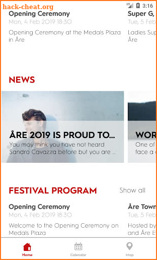 Åre 2019 Event App screenshot