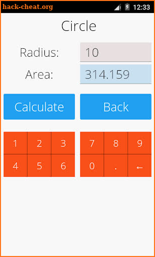 Area and Volume Calculator screenshot