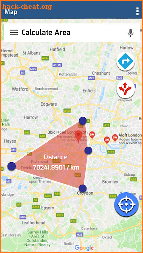 Area Calculator For Land - Driving Route Guide screenshot