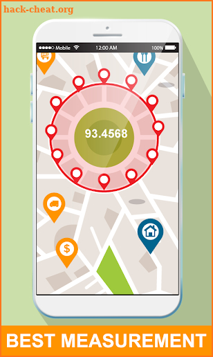 Area Calculator for Land Record: Route Driving screenshot