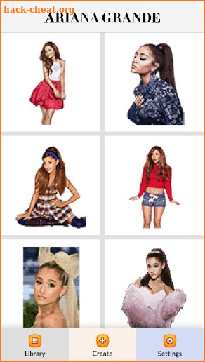 Ariana Grande Color by Number - Pixel Art Game screenshot