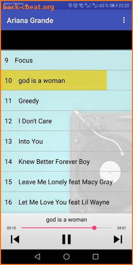 Ariana Grande Songs screenshot