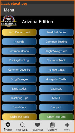 Arizona - Pocket Brainbook screenshot