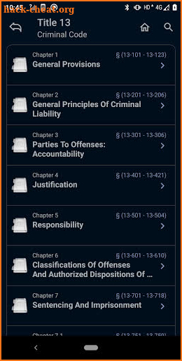 Arizona Statutes, ARS (AZ Law) screenshot