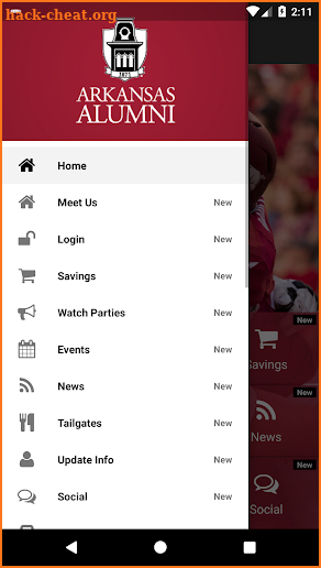 Arkansas Alumni screenshot