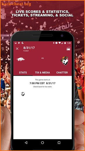 Arkansas Razorbacks Gameday screenshot