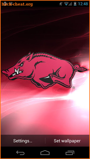 Arkansas Razorbacks Live WPs screenshot