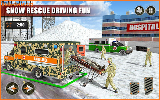 Army Ambulance Driving 2019-US Soldier Rescue Game screenshot