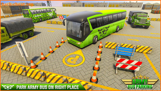 Army Bus Driving Simulator: Truck Parking Game screenshot