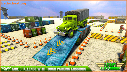 Army Bus Driving Simulator: Truck Parking Game screenshot