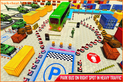 Army Bus Parking Game – Army Bus Driving Simulator screenshot