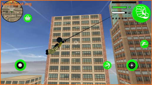 Army US Stickman Rope Hero Gangster OffRoad screenshot