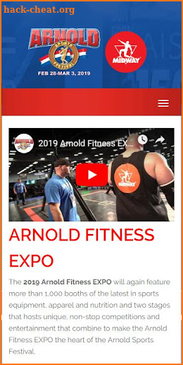 Arnold Sports Festival USA screenshot