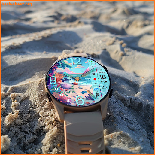 ART032 Summer Vibes Watch Face screenshot