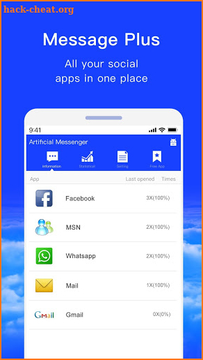 Artificial Messenger screenshot