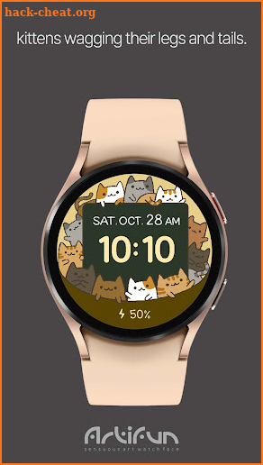 artifun.atscat2.watchface screenshot