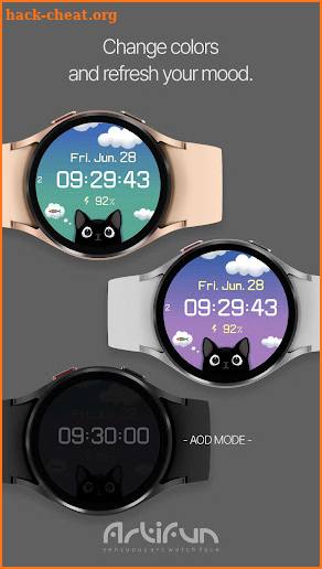 artifun.atscat5.watchface screenshot