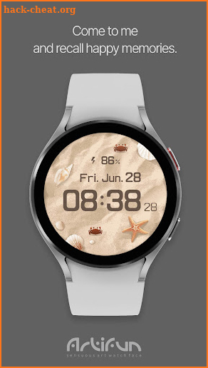 artifun.beach3.watchface screenshot