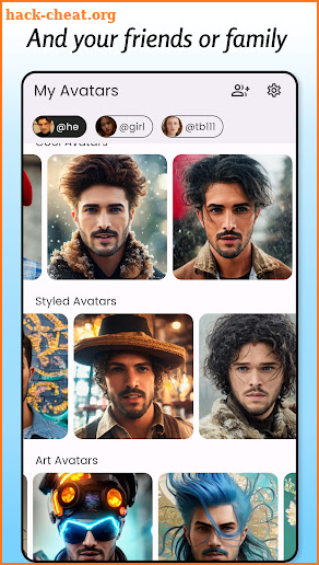 ArtMe - AI Avatar Maker screenshot