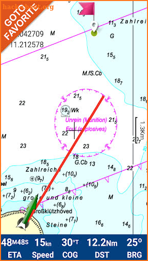 Aruba Island GPS Nautical and Fishing Charts screenshot