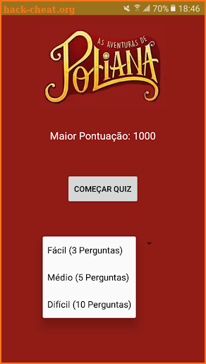 As Aventuras de Poliana - Jogo de Perguntas screenshot