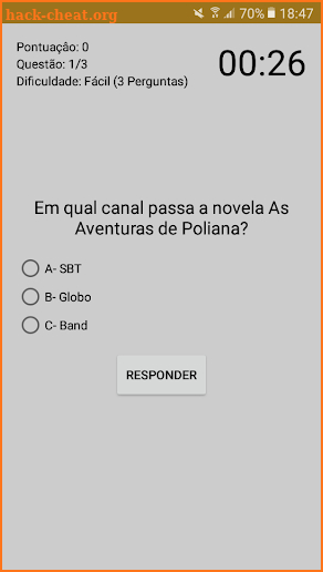 As Aventuras de Poliana - Jogo de Perguntas screenshot