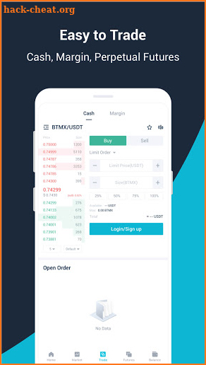 AscendEX screenshot