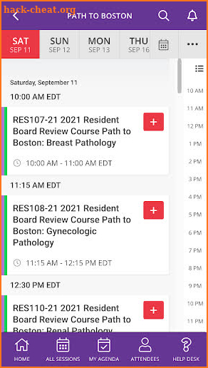 ASCP 2021 Annual Meeting screenshot