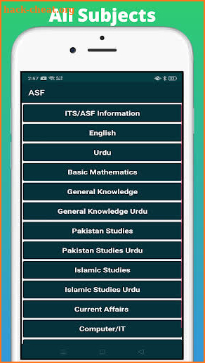 ASF Test FPSC & PPSC Test prepration Study Master screenshot